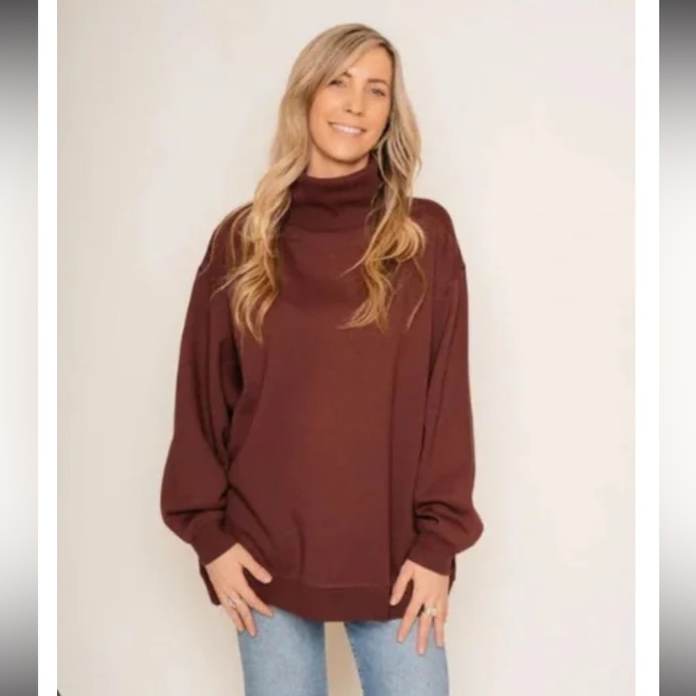 JACKSON ROWE JUPITER OVERSIZED TURTLENECK